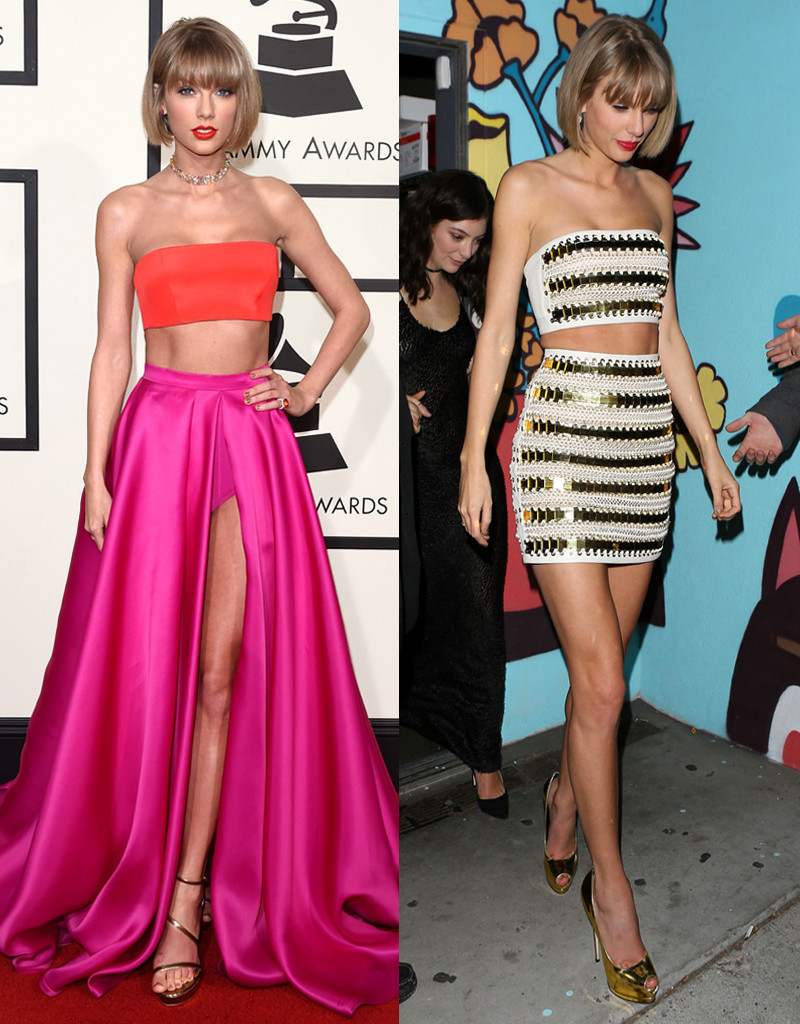 See How Taylor Swift Bella Hadid And More Stars Transformed For Their 2016 Grammys After Parties E Online
